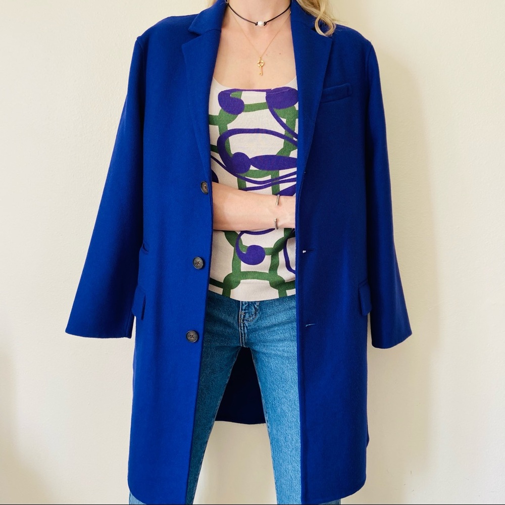 New Ralph Lauren Perry Double Face Wool Blend Coat $598